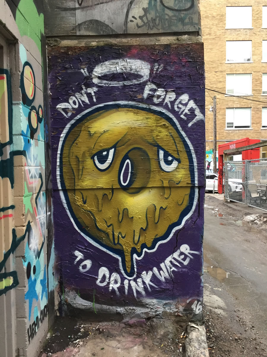 Donut mural artist LuvSumone