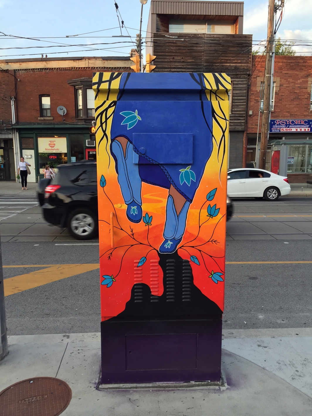 Indigenous Artwork West End | Toronto Street Art Graffiti