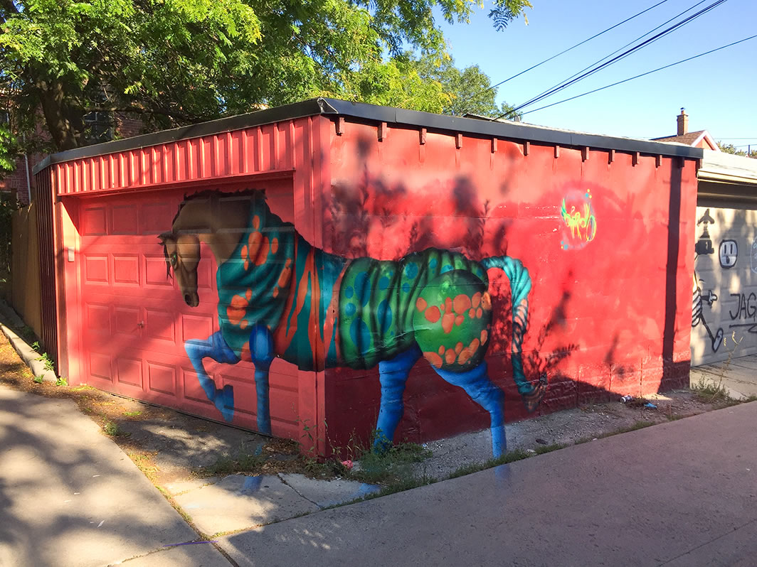 Toronto Street Art Graffiti Garage Door Photo