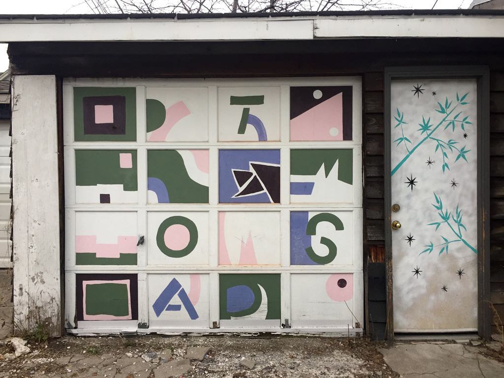 Creatice Graphic Art Garage Door 