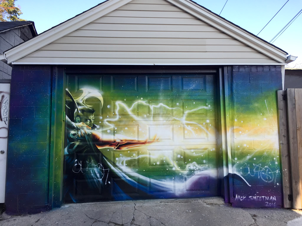New Garage Door Artwork 