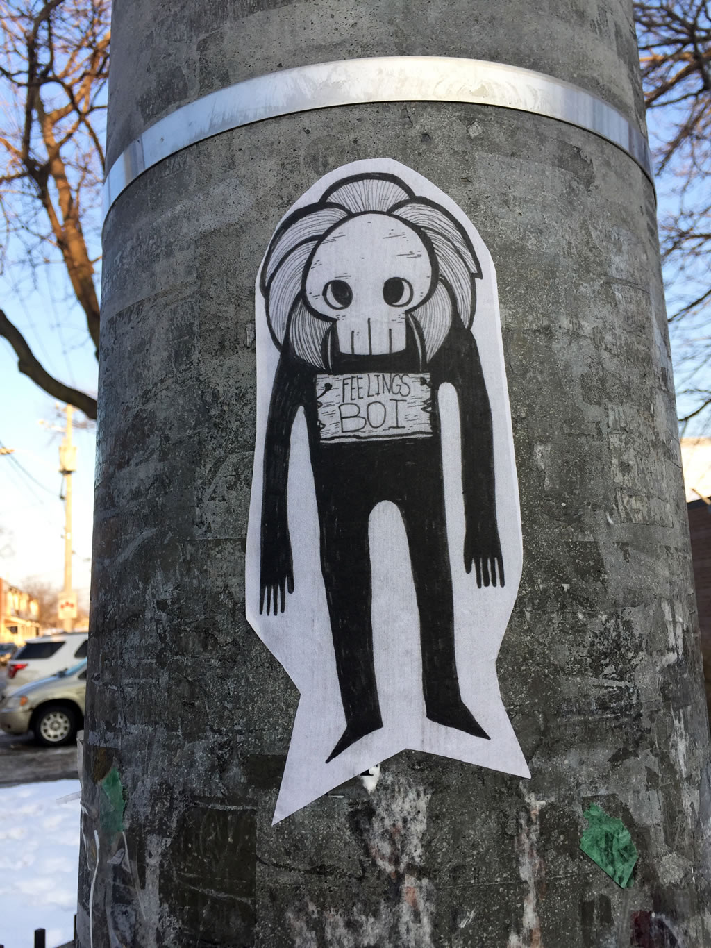 Sticker Slaps Wheat Paste February 2018 Toronto Graffiti - 