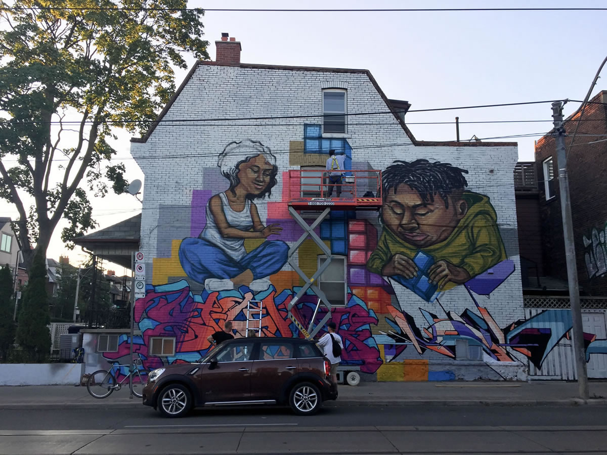 Toronto Graffiti Street Art | Elicser Elliott aka Jabari Featured Artist